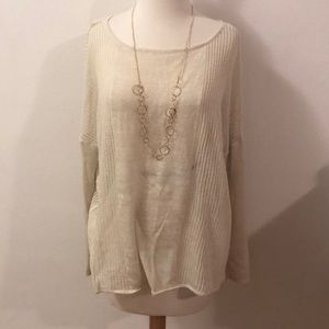 JLo / Sheer Long Sleeve Blouse